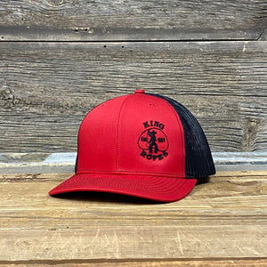 NEW KING ROPER TRUCKER HAT - RED/BLACK