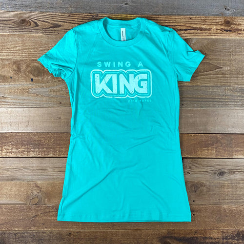 Women's Swing A King Tee - Teal