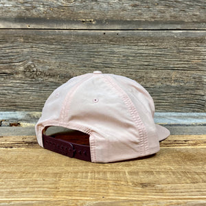 King Ropes Patch Gramps Hat - Pale Peach/Maroon
