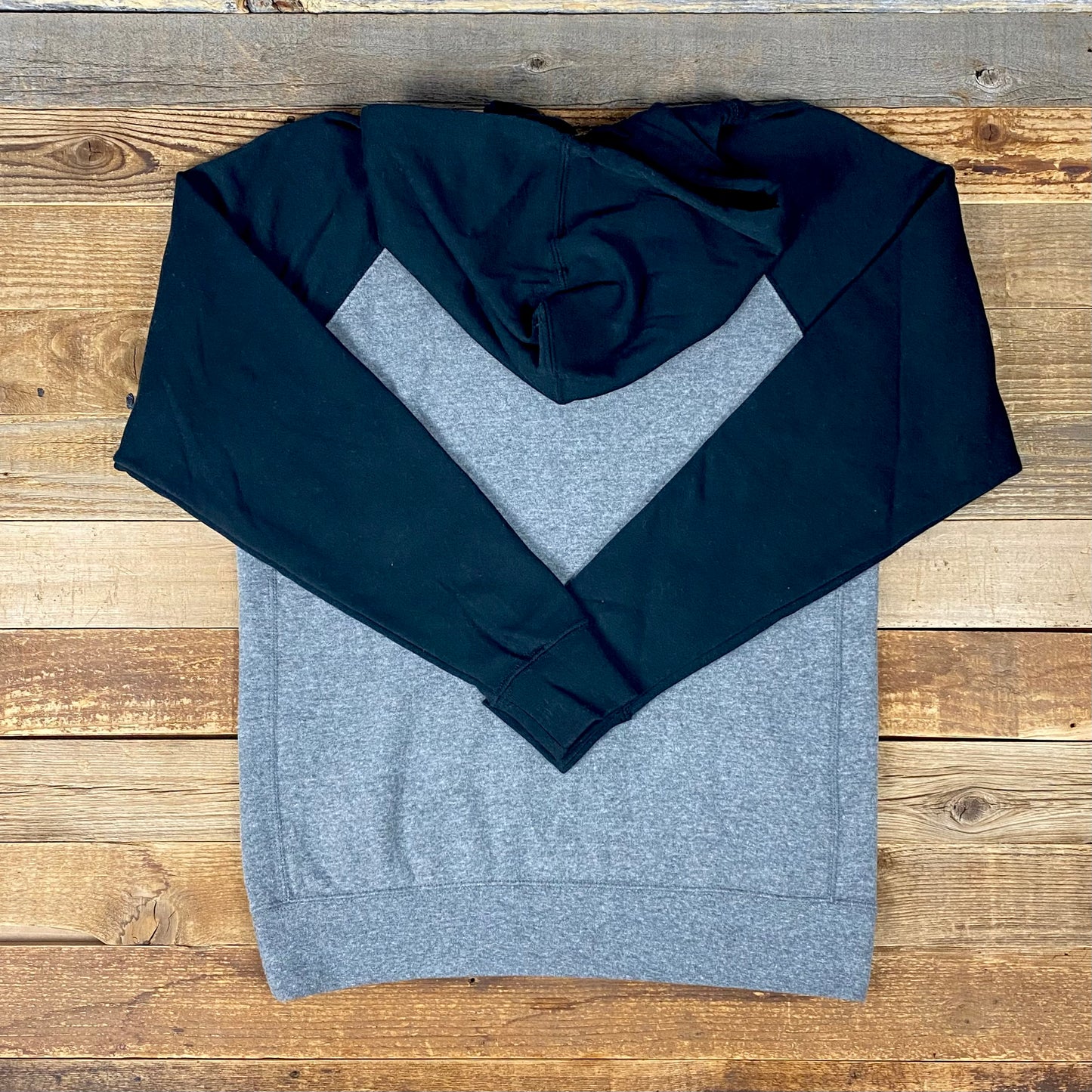 Unisex Swing A King Raglan Hoodie - Nickel/Black