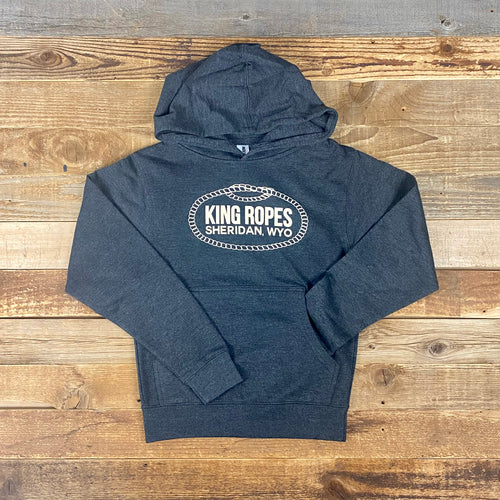 YOUTH KING ROPES HOODIE - CHARCOAL HEATHER