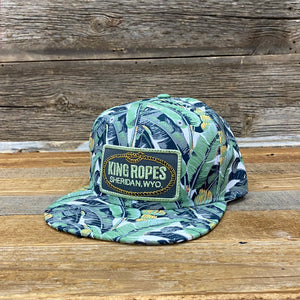 King Ropes Banana Floral Patch Hat **LIMITED SIZES LEFT **
