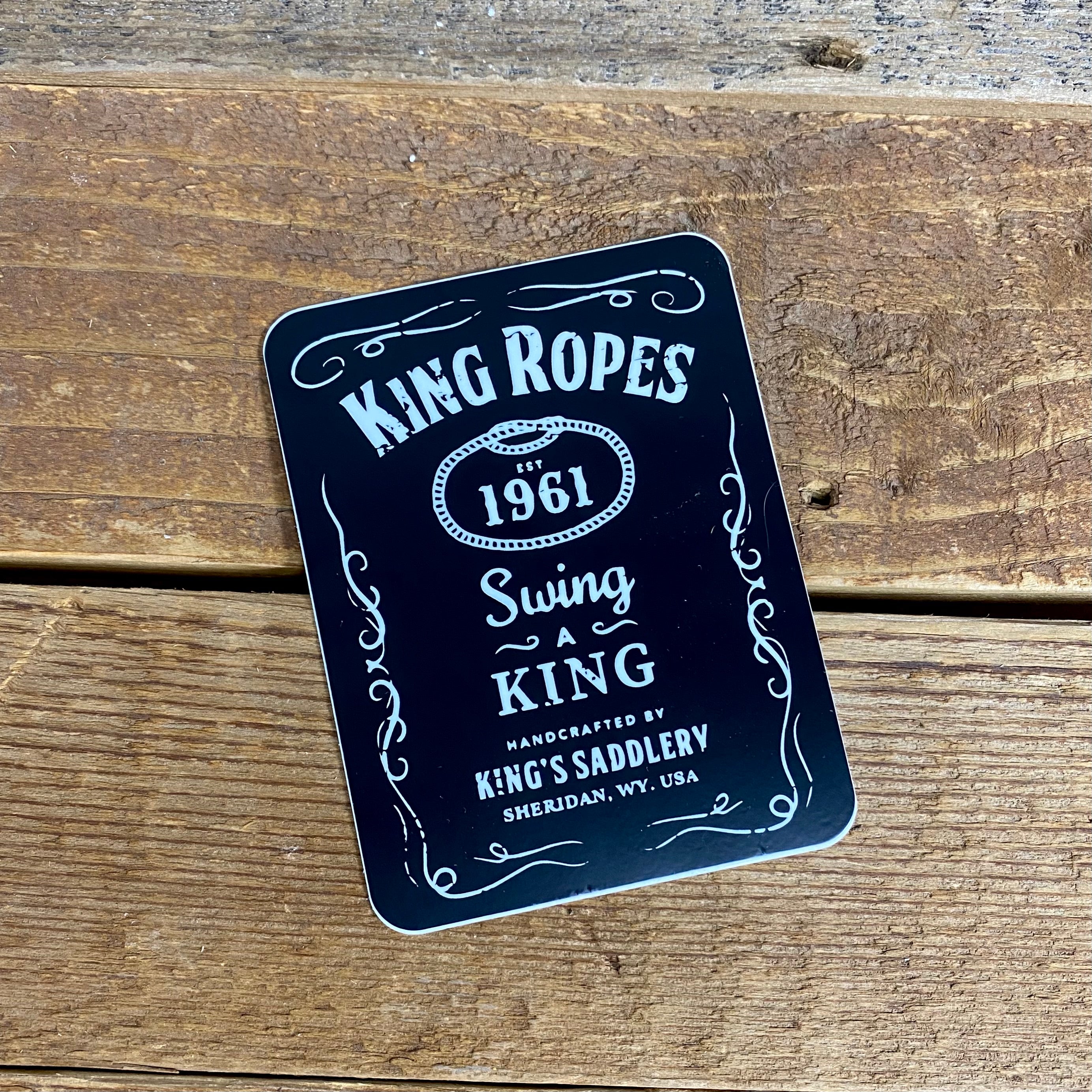 Whiskey Label Sticker – King Ropes