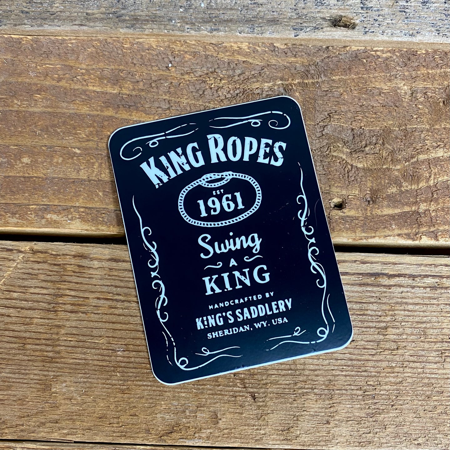 Whiskey Label Sticker