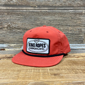 King Ropes Patch Gramps Hat - Dark Orange/Black