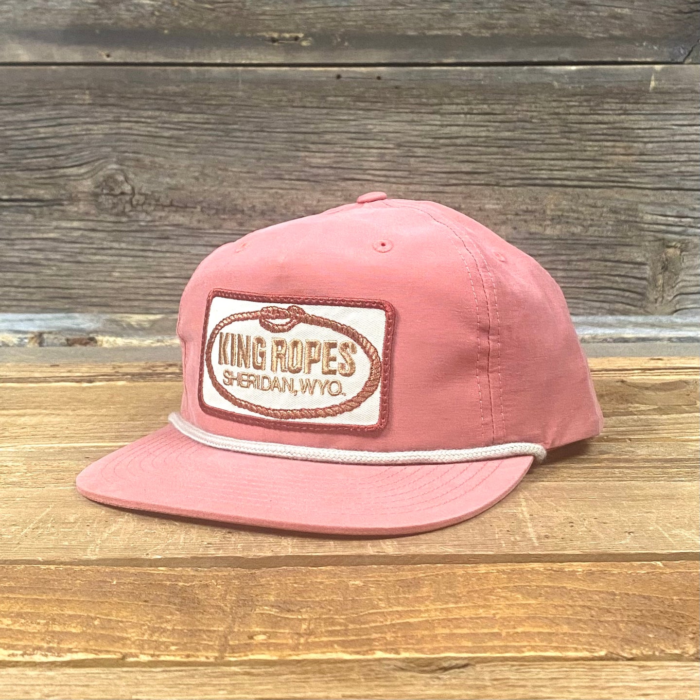 King Ropes Patch Gramps Hat - Salmon/Khaki