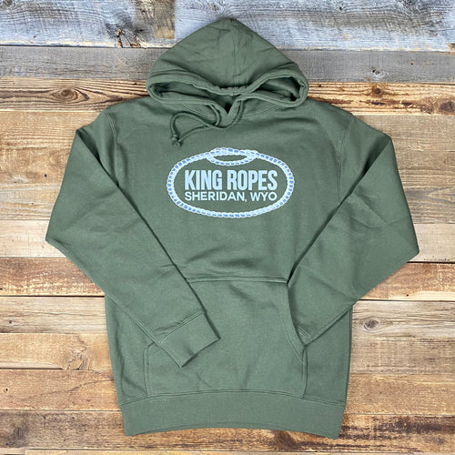 Unisex King Ropes Hoodie - Army