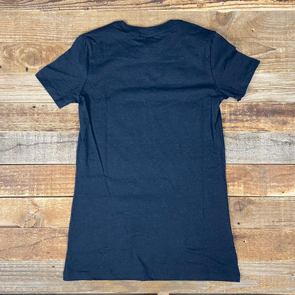 Women's Rustic Silver King Ropes Tee - Black Heather **LAST CALL**