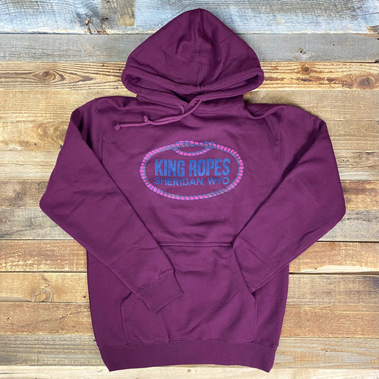 Unisex King Ropes Heavyweight Hoodie - Maroon **LAST CALL**