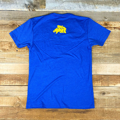 *LIMITED EDITION* KING ROPES X SHERIDAN BRONCS TEE - ROYAL