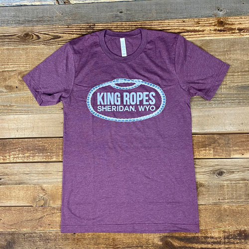 King Ropes Tee - Heather Maroon