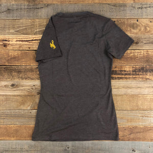Women's King Ropes Tee - Brown & Gold