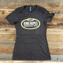 Load image into Gallery viewer, Women&#39;s King Ropes Tee - Brown &amp; Gold