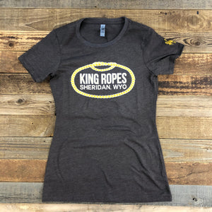 Women's King Ropes Tee - Brown & Gold